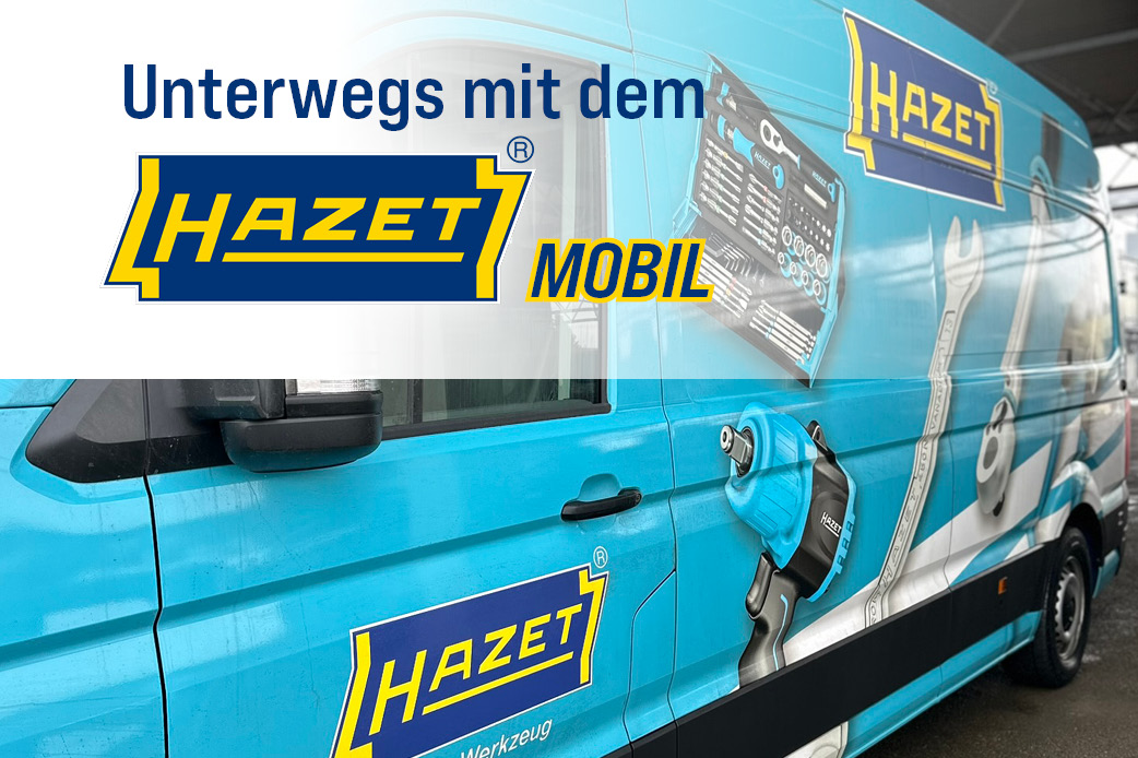 Unterwegs mit dem Hazet Mobil